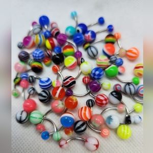 New Belly Rings  Pkg of 10 pcs